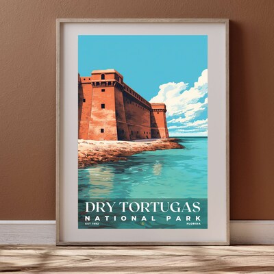 Dry Tortugas National Park Poster, Travel Art, Office Poster, Home Decor | S7 - image4